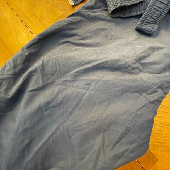 Vintage 1st Down Navy Blue Winter Ski Overalls Kids Size 14 1980s - Picture 9 of 14